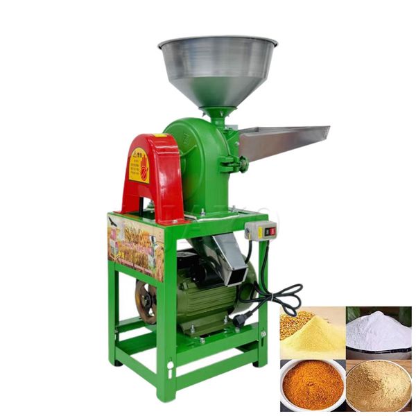 Industrial Coffee Bean Soybean Commercial Pepper Spice Corn Flour Mill Pulverizer Grain Grinder Machine