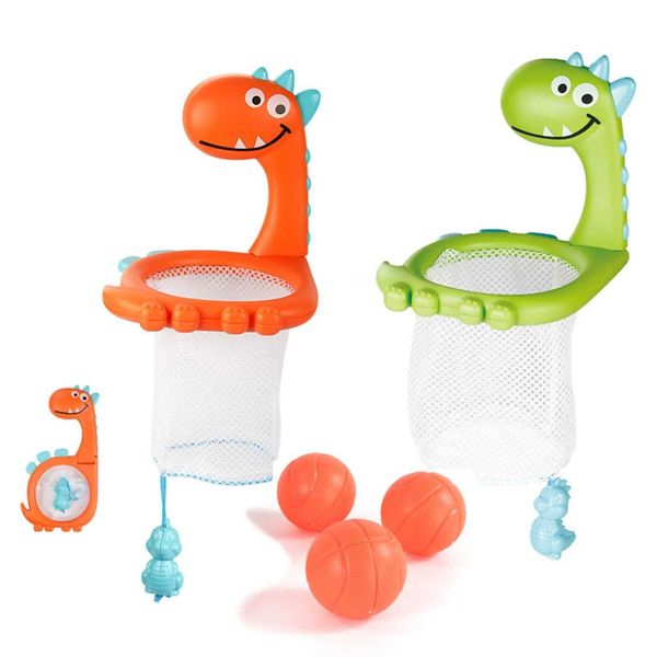 Baby Bath Toys Throw Basket Toys Toddler Boy Water Play Toy Bathtub Shooting Basketball Hoop with 3 Balls for Children Pool Toys Y240813