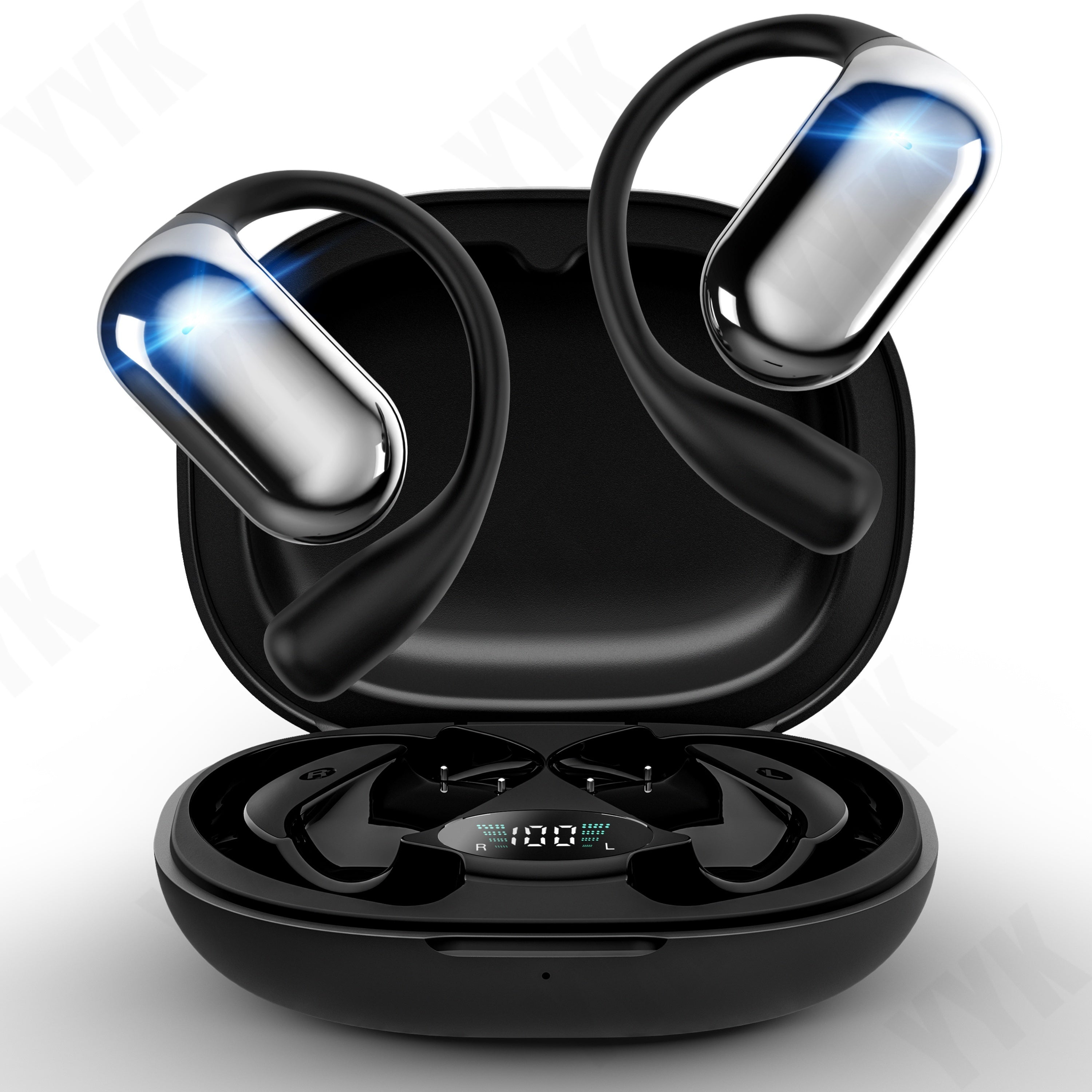 TEMU Wireless Headphones, In-ear Sports Earbuds Wireless Running With Enc Noise Cancelling Mic, 5.3 Ultra-high Definition Earphones 3d Over Ear, Ear