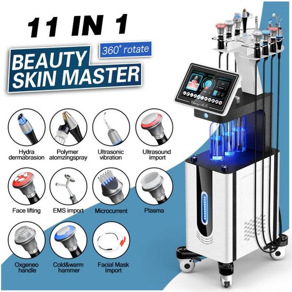 Salon use Multi-function 11 in1 hydra machine deep cleaning facial machine hydra microdermabrasion hydra beauty Equipment