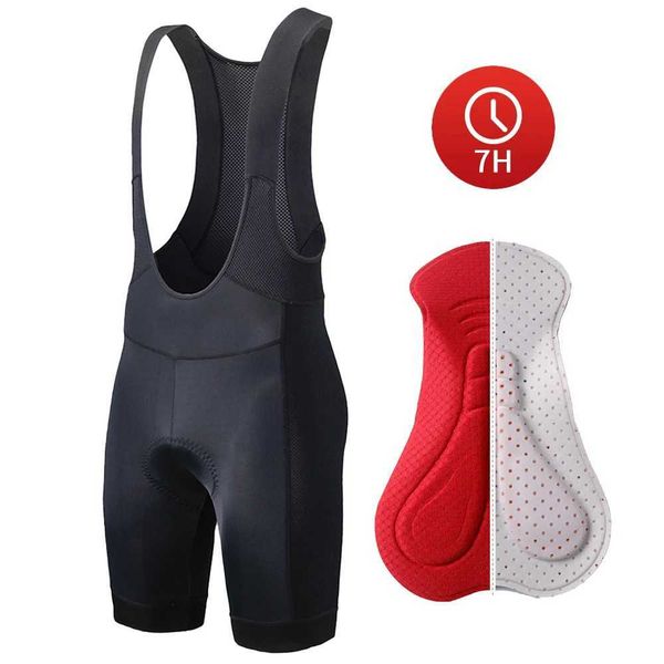 Mens Cycling Bib Shorts 7H Ride Bretelle 4.5cm Anti-slip Road Bike MTB Pads Clothes Bicycle Clothing Tights Outfit SuitW250121