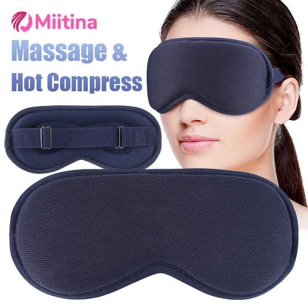 Electric steam eye mask vibration 3D massage constant temperature intelligent timed sleep relief wireless relief eye fatigue health W241213