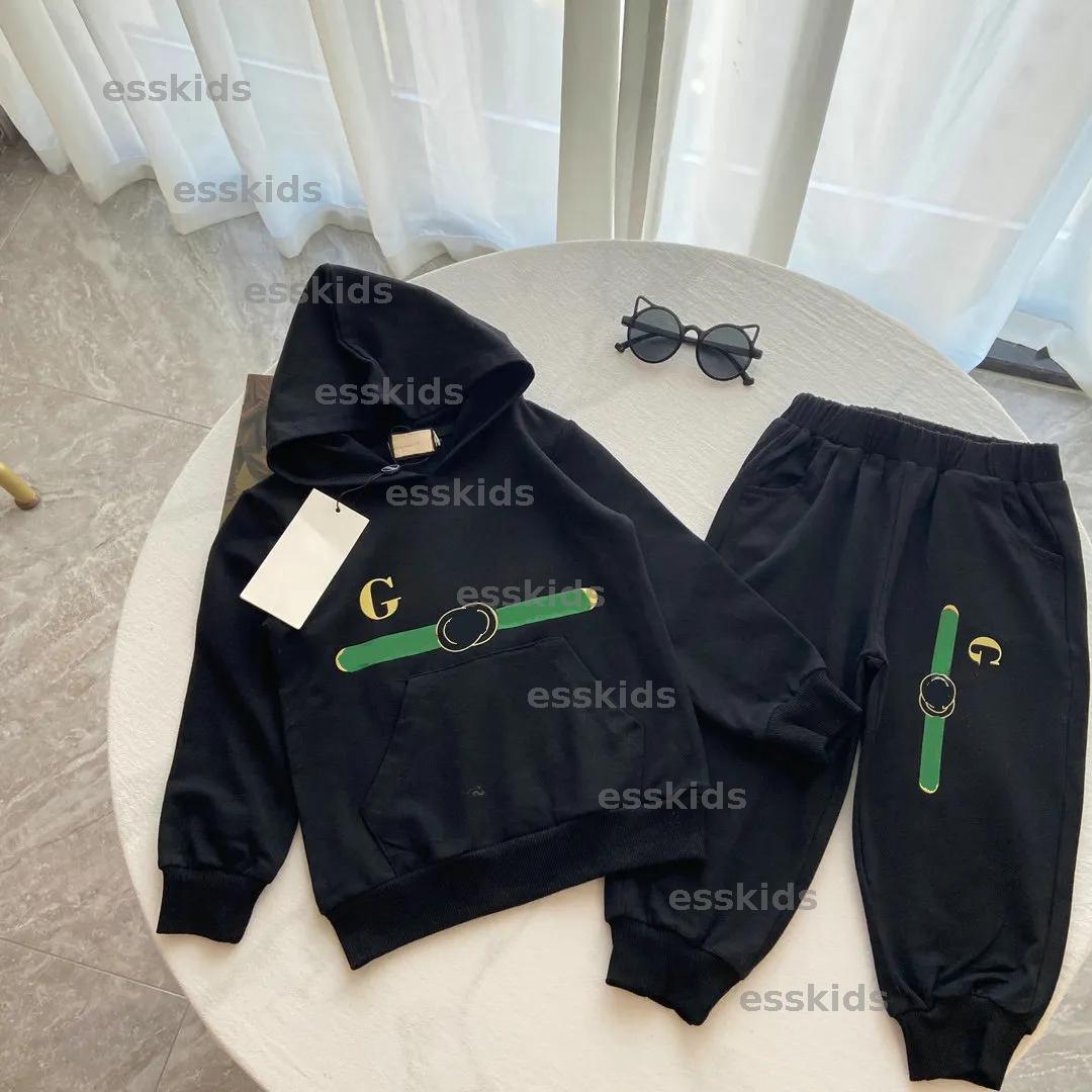 Designer Clothes Kids Boys Clothing Sets Letter Sport Suit Fashion Kid Hoodies Pants Suit Set Toddler Tracksuit Clothes Baby Autumn Hoodie Set CXG25