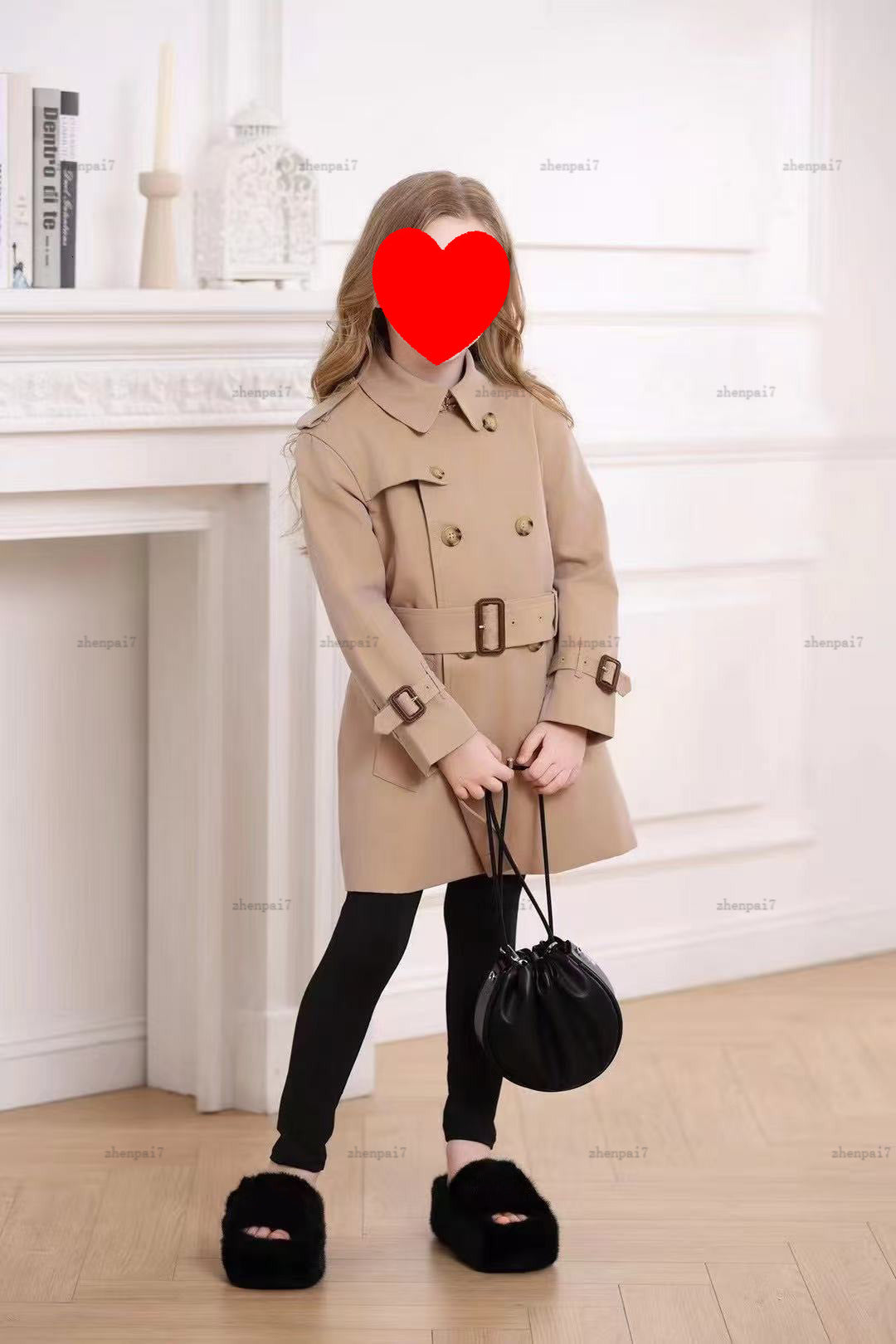 Top baby Tench coats Belts decoration Child jacket kids designer clothes girl windbreaker autumn boy Outwear A230X07N068