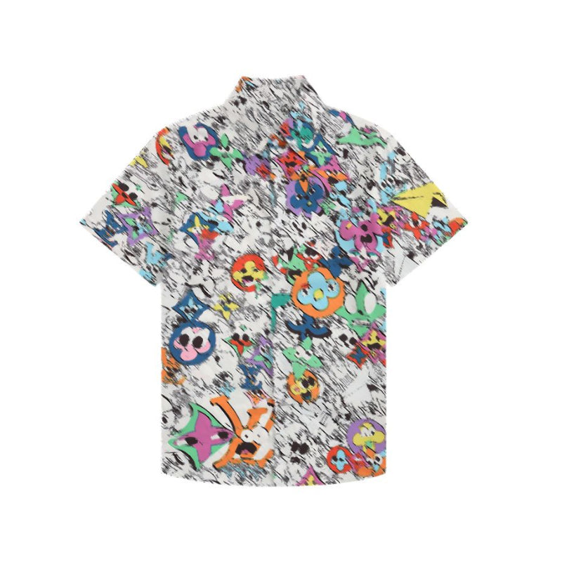 23ss Hawaii Summer Men T-Shirts Cotton Shirts Solid Color shorts Sleeve Tops Slim Breathable Men&#039;s streetwear Male Tees