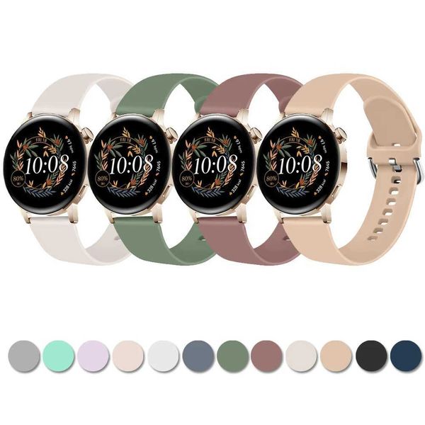 Hot Sale 20mm silicone strap suitable for wah GT2 GT3 42mm-wah 2 sport-wah magic-magic wah 2 42mm-Honor ES bracelet wahband T241115