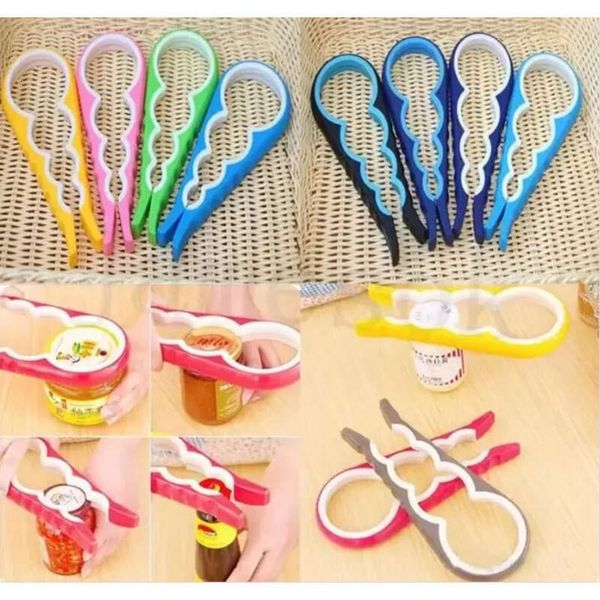 In Handy Wholesale Anti Slip Can Lid Screw Opener Ketchup For Beer Jar Kitchen Twist Tool Bottle Cap Launcher