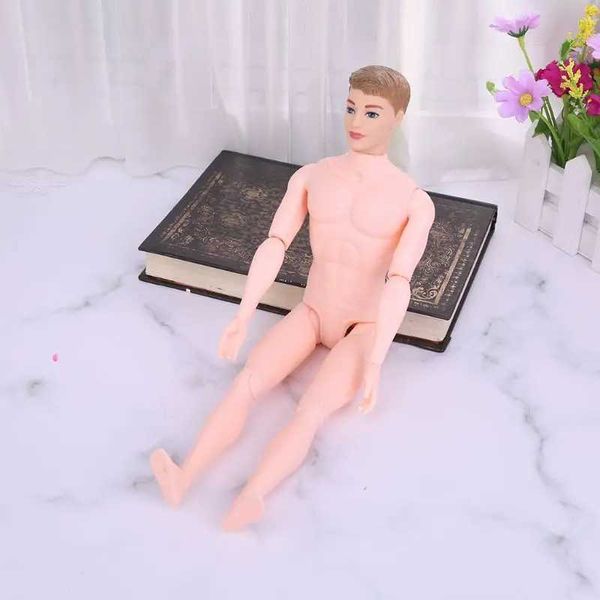 30cm 12 Moveable Jointed Doll Body for Ken Boy Male Man Boyfriend Prince Nude Dolls DIY Toys Y240731