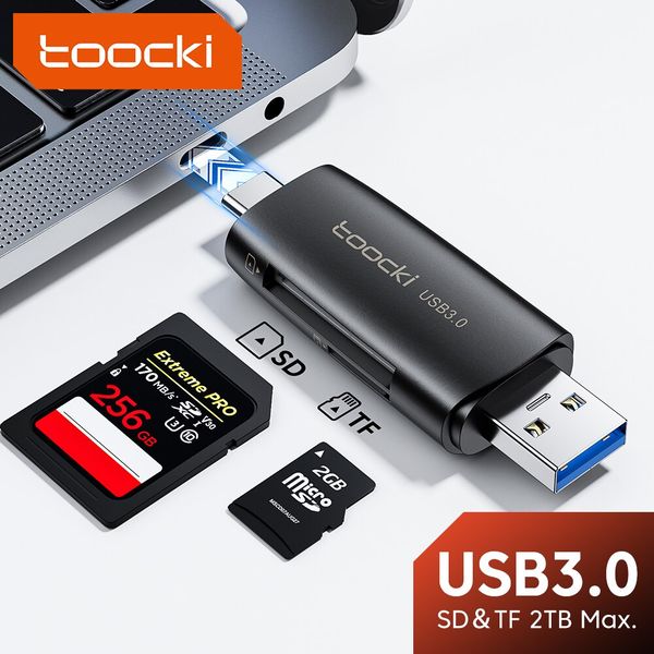SD Reader, C USB 3.0 to SD-TF Card Adapter, Read and Write Simultaneously for Laptop, PC, Smartphone, Tablet dh5727163