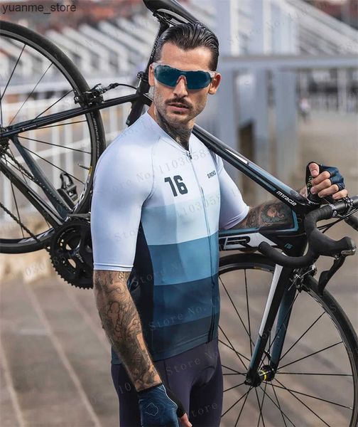 Jersey de ciclismo Define Siroko New Cycling Jersey Gets Bike Mens Cycling Clothing Summer Summer Manga curta Bicicleta Roupas de bicicleta