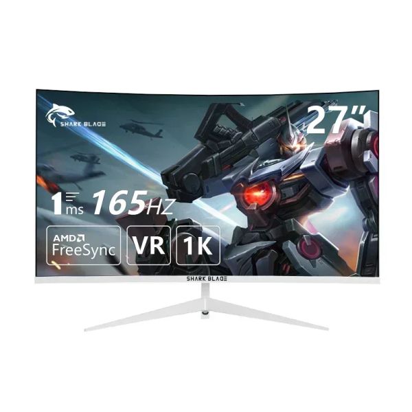27 inch 165Hz Curved Monitor Display 16:9 FHD PC Desktop LED Game gaming Computer VA Screen 2600R DP 1920*1080P