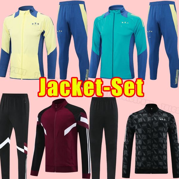 2024 2025 TADIC soccer tracksuits Marley football shirts BERGHUIS HALLER 24 25 BLIND KLAASSEN GRAVENBERCH training jacket long sleeve pants