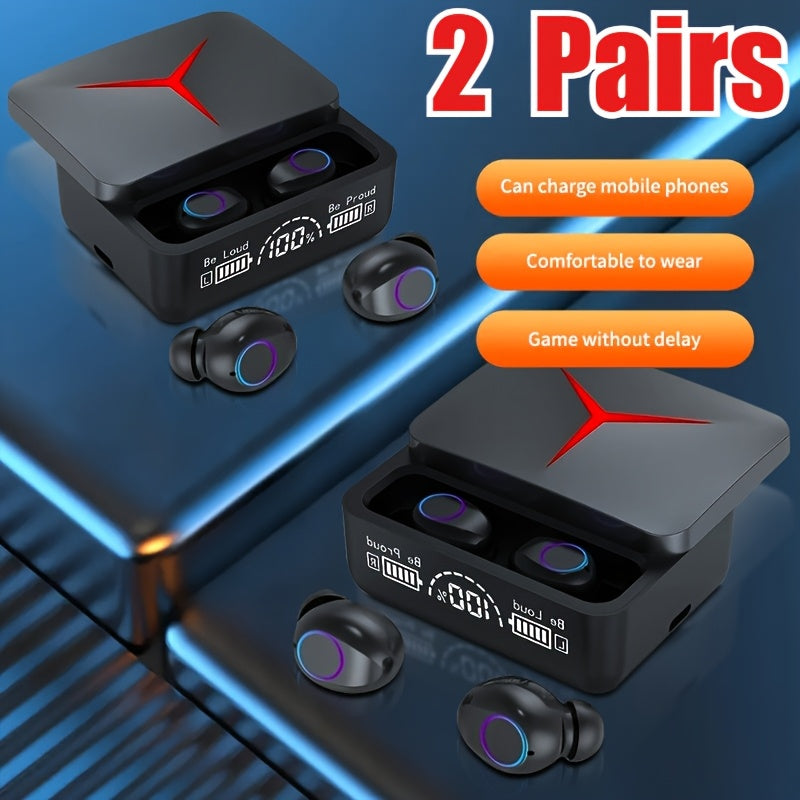 TEMU Earphones Wireless Earbuds For Noise Cancelling Earphones And Earphones, Microphone Earphones With Led Display Charging Box, Wireless Running