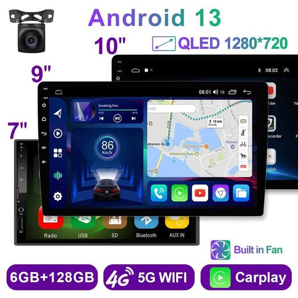 Other Electronics Car radio multimedia player 910 Android 13 autoradio 2 din stereo GPS suitable for Nissan Toyota Kia Volkswagen Suzuki Hyu