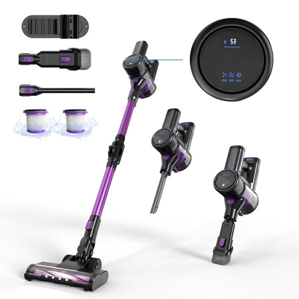 wireless V8 vacuum handheld household integrated folding Vacuum cleaner dry and wet dual purpose dust collector suitable for hard carpets pe