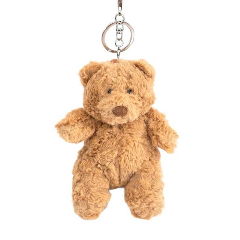 Origin Jelly Cat Small Bear Keychain Handmade Bag Charm Backpack Pendant Bear Dolls Plush Material Key XJ250627