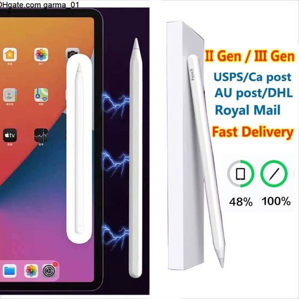 Active New Magnetic Stylus Pen Capacitive Magnet Drawing Pencil 2nd generation Wireless Charging Touch Screen Pens for iPad Pro 3rd 11 12.9