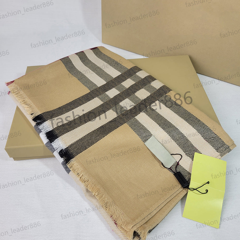 Scarf Designer Cashmere High-end soft thick Classic plaid printed mens and womens Fashion suits Scarves men women designer scarf silk Cashmere Pashm