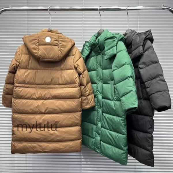 women kid yoga coat long down jacket full zipper pull womens autumn and winter Plus Velvet Thickening jackets hoodie sports terry designer s