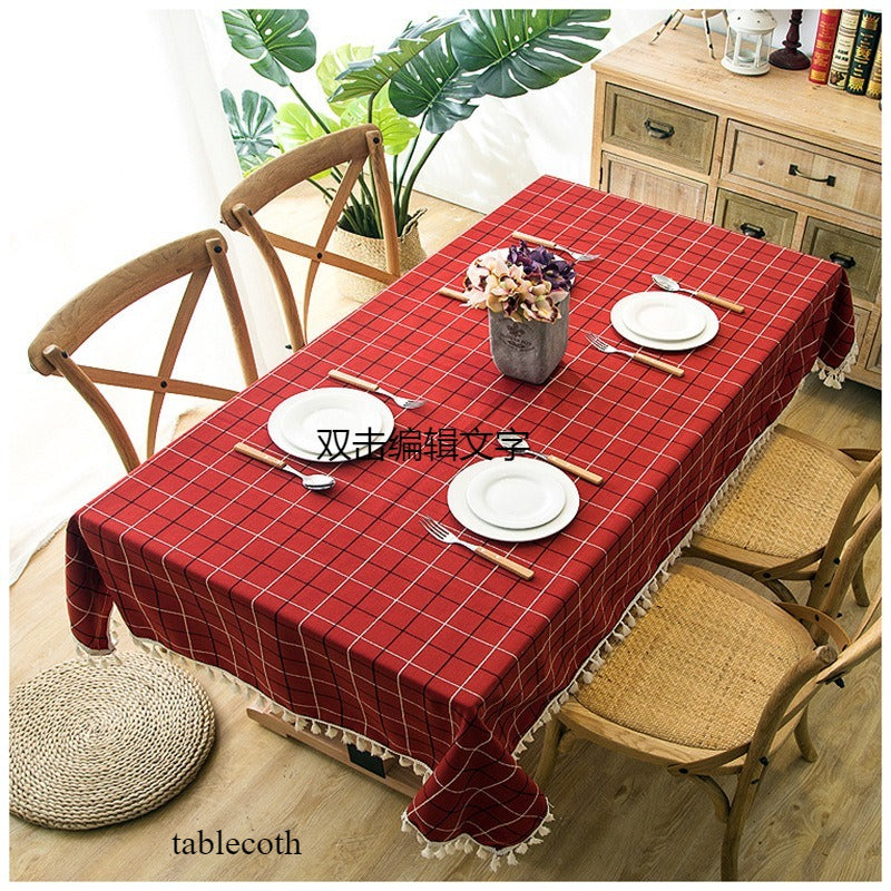 2026 Waterproof Table Cloth for Bedroom Table Kitchen Dining Room Decor Tablecloth Mat