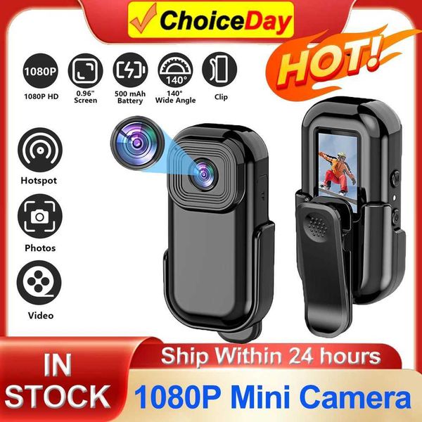 Sports Action Video Cameras L11 HD 1080P Mini Camera Portable Body Camera Action Cam Circle Recording Back Clip Sport DV WiFi Handheld Cycli