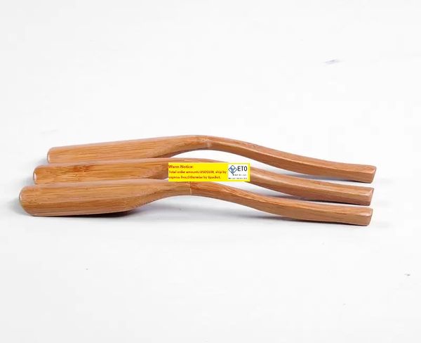 100pcslot Bamboo Tea Spoon Honey Sauce Suger Spoons Coffee Scoop Tea Utensil Kitchen Accessorie Tableware