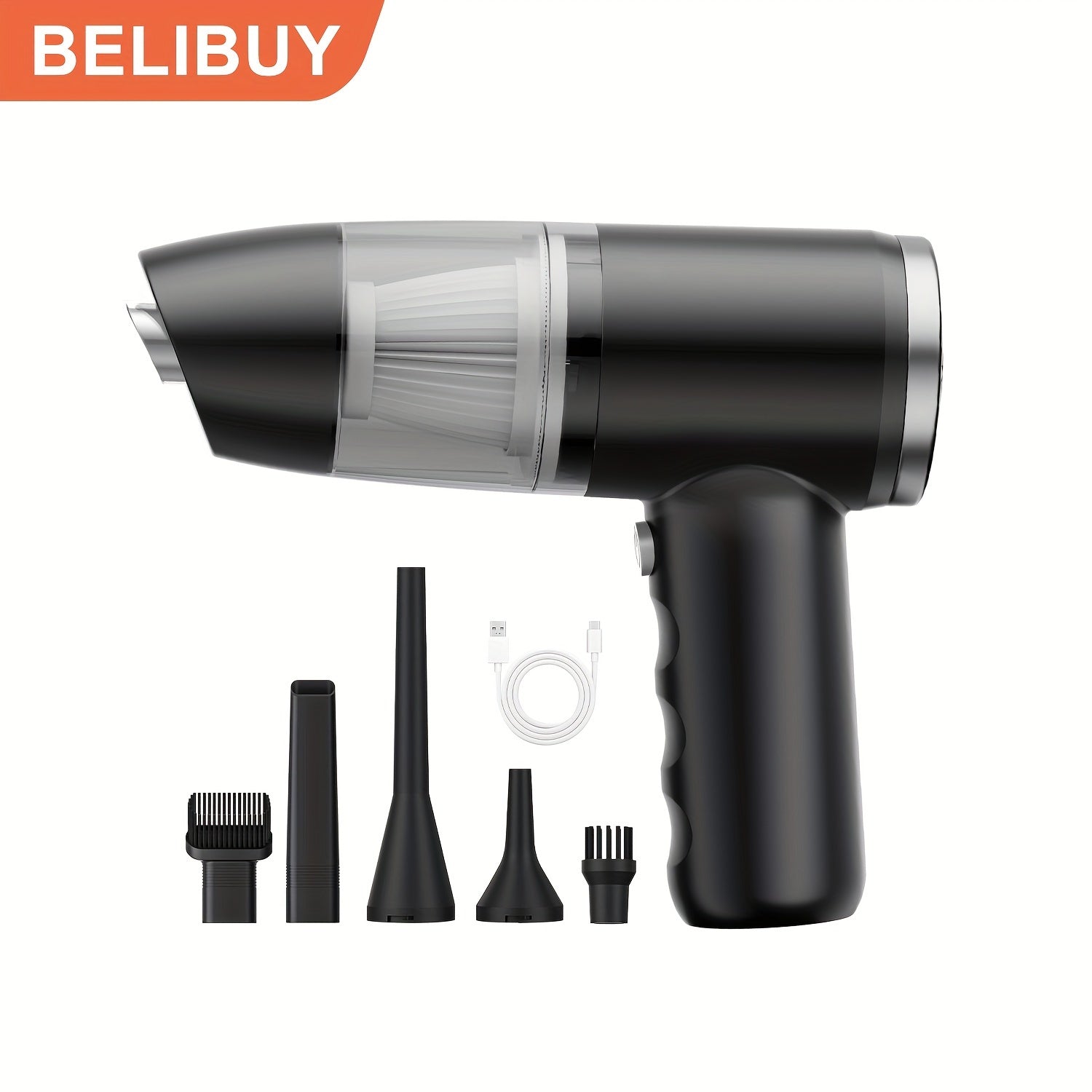 TEMU Multi Functional Household Vacuum Cleaner, 5000pa Suction, Handheld And Portable Design, Suitable For Cleaning Places As Cars, , Computers,