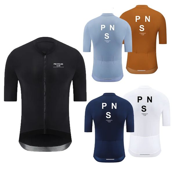 PNS Men Cycling MTB Road Bike Clothes Short Sleeve High Quality Shirts Maillot Ciclismo Bicycle Clothing 240403