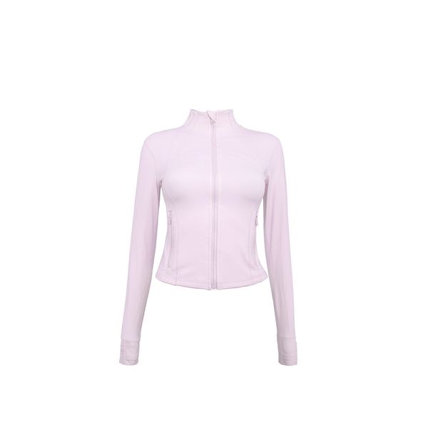 Women Yoga Cropped DF Jacket Outfit Womens Zip Activewear Slim Fit Zip Thumb Hole Running Workout Fitness Jackets