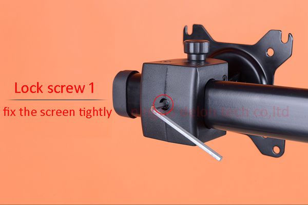 four screen 27inch lcd tv table mount monitor desk three support Led bracket lcd holder