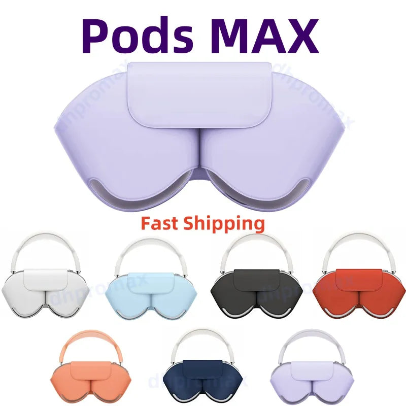 USA Stock for Apple Airpods Max 2 3 4 Bluetooth Headphone Earbuds Accessories Transparent TPU Silicone Case AirPodsPro Max Noise Cancelling Headset