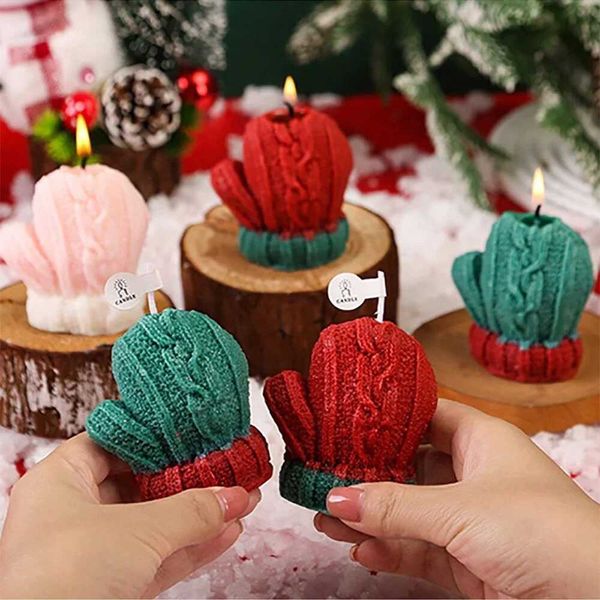 Wedding Christmas gloves scented birthday and New Year gifts Photoprops aromatherapy candles home decor festive atmosphere decorationCL24101