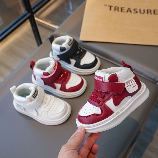 High Top Kids Basketball Shoes Boys Girls - Sport Sneakers para corrida, jogo ao ar livre (tamanhos 21-30) DH910320090