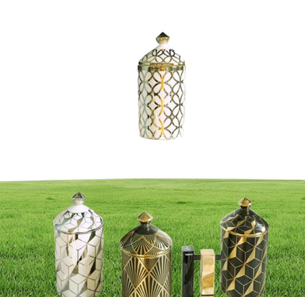 Candle Holders Candelabra Home Decoration Exquisite Ceramic Suger Jewerlly Storage Jar Cup Flower Pots Home Decor 2203079599470