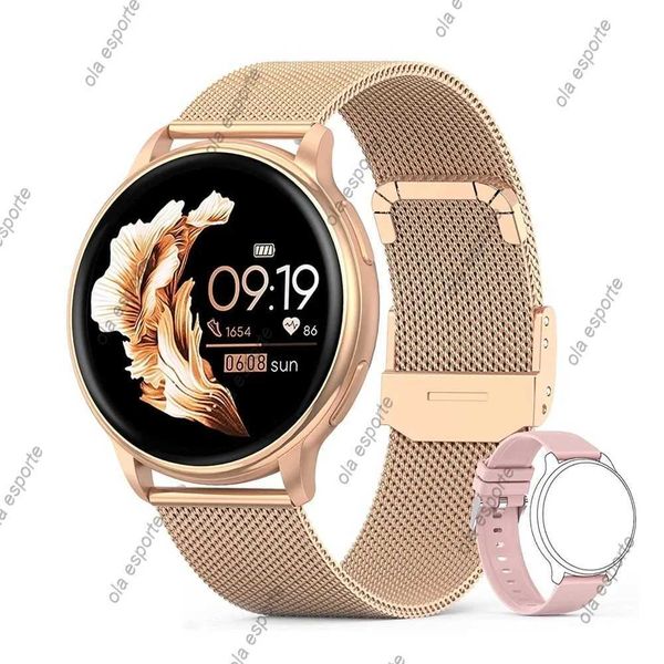 New 2024 Smart Watch Women Men Voice Call Heart Rate Blood Pressure Blood Oxygen Monitor Smart Watch For Watch 6 GalaxyXJ250108