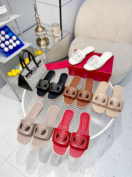 Women&#039;s slippers, designer, sandals fashion cowhide skin inside sheepskin, party casual social essential, long wear not tired, size 35~