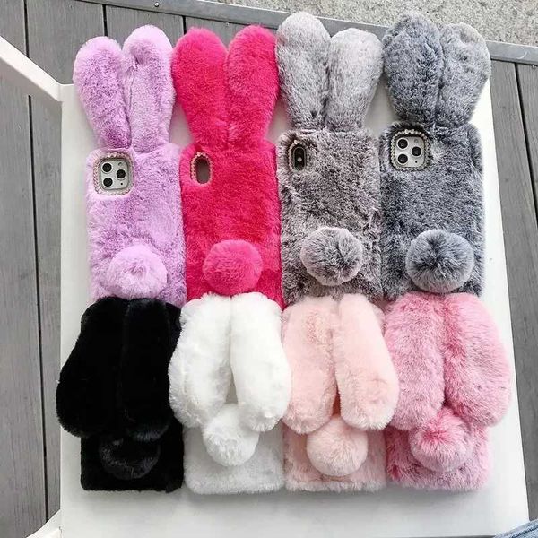 Suitable for Galaxy A15 A25 A35 A55 5G S24 Ultra S24+A5 A05S 4G A34 5G warm and cute fluffy shell M241209