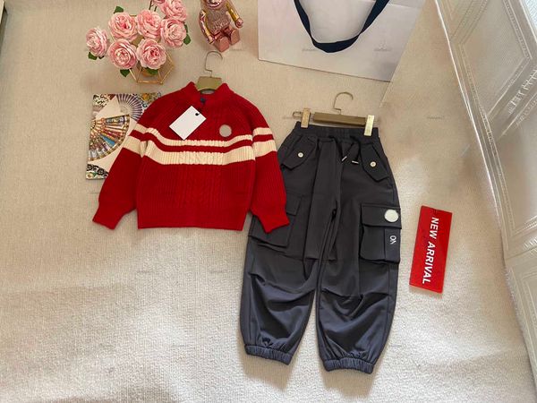 Top child Tracksuits Autumn two-piece sweater set baby Hoodie set Kids designer Clothes Jumpers and fleece overalls