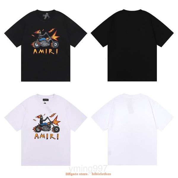Spirit Motorcycle Trend Clothing Women Pri Pri Casual Men New Skull Designer Fashion Fashion Knight Camise