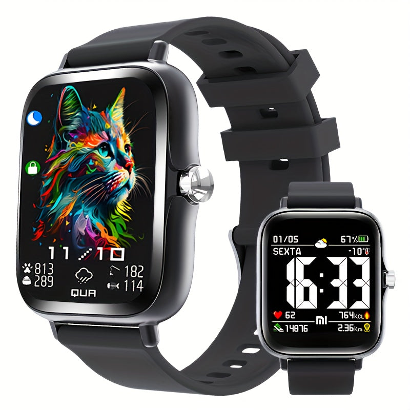 TEMU 1.83' Smartwatch For Men And Women With 100 , Answer-dial Phone Calls, Fitness Activity , Pedometer, Compatible With -iphone, Perfect Gift For ,