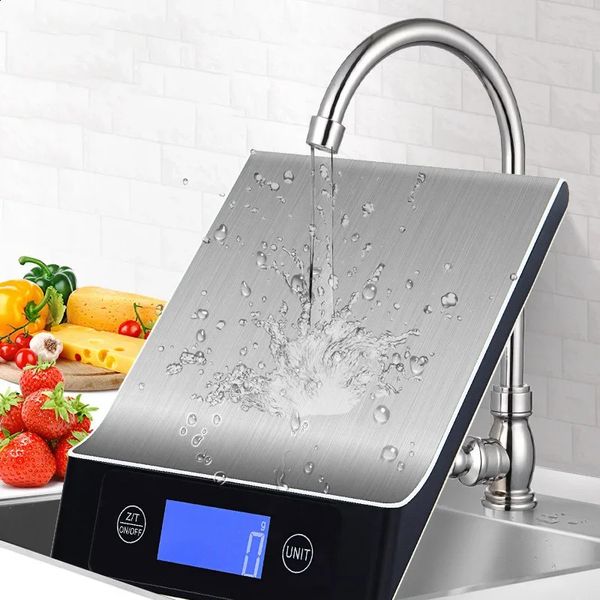 15Kg-1g Digital Kitchen Scale Electronic Precision Weighing Food Coffee Baking Balance Scale Intelligent Weighing Gram Cooking Machine 24082