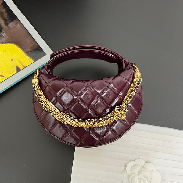 Designer Clutch Bag Designer Chain Pouch Mirror Quality Lambskin Chain Bag Luxury Mini Handbag With Box C254