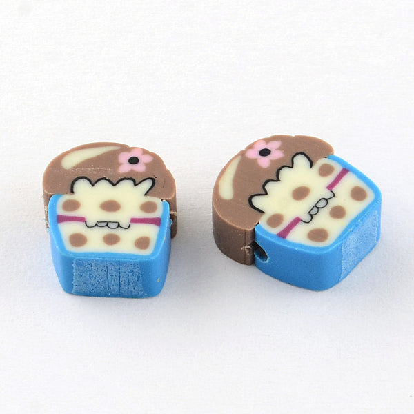 Handmade Cake Polymer Clay Beads