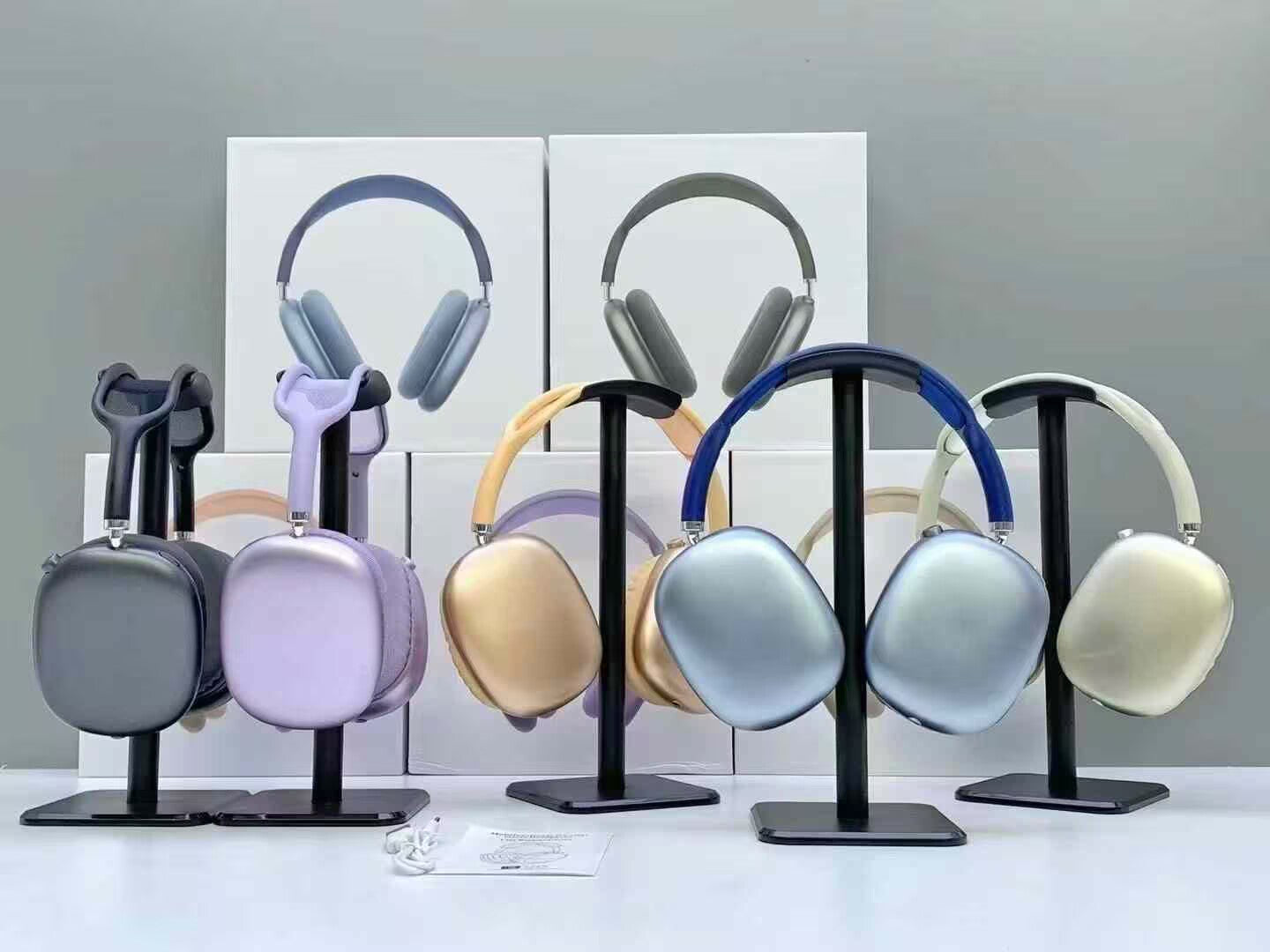 for airpods max Bluetooth Headphones Accessories airpodspro Max Headphone Wireless Earphone Top Quality ANC Metal shell Silicone Anti-drop Protectiv