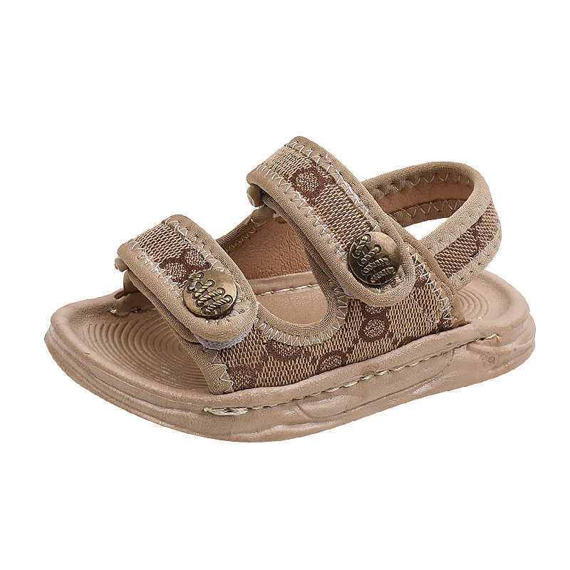 Sandals 25 New boys and girls sandals Children&#039;s Comfortable soft soled summer baby Beach shoes casual Q250407