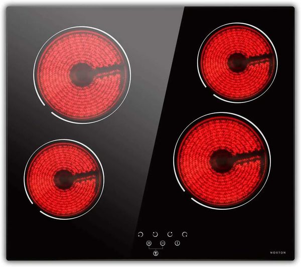 Ceramic cookware with 4 built-in burners electric cookware with touch controlled timer easy to clean 6000W 220~240V B240907