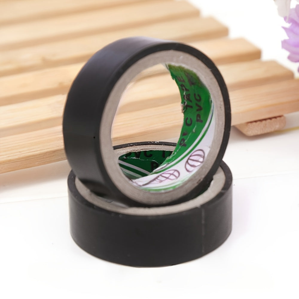 TEMU 5pcs Heavy-duty Electrical Insulation Tape - High Temp Resistant (up To -392°f), Industrial-strength Black Rubber Wiring Tape, Flexible For