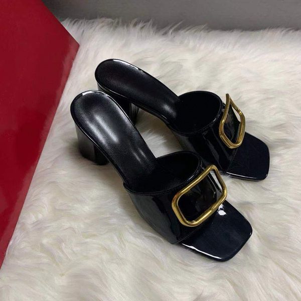 Sandals Men Women Slippers Slides Thick Platform Soled Slip Soft Soled Fashion Home Slippers Women Wear Beach W507 08