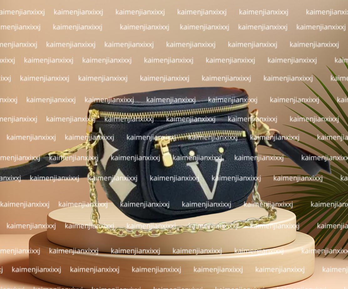 Waist Bag Brown Mini Bumbag Designer Bag For Women Luxury Bum Bags Mens Fanny Pack Chains Strap Crossbody Bag Genuine Leather Ladies Belt Bag V Sac