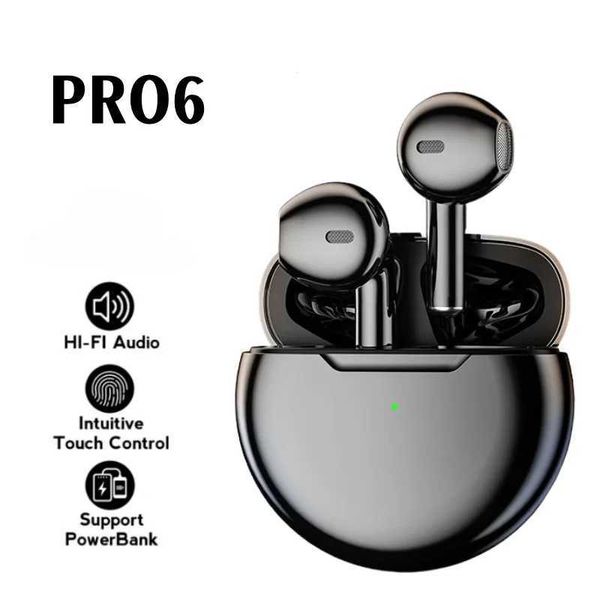 NEW Pro 6 TWS Wireless phones with Mic Fone Earphones Sport Running set for Pro6 EarbudsC250212